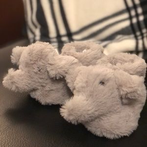 🗣 PRICE DROP 🗣, Tucker + Tate, elephant slipper, hard sole, toddler size 3-4